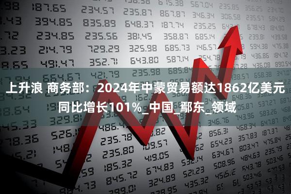 上升浪 商务部：2024年中蒙贸易额达1862亿美元 同比增长101%_中国_鄢东_领域