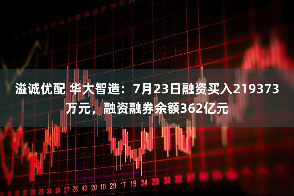 溢诚优配 华大智造：7月23日融资买入219373万元，融资融券余额362亿元